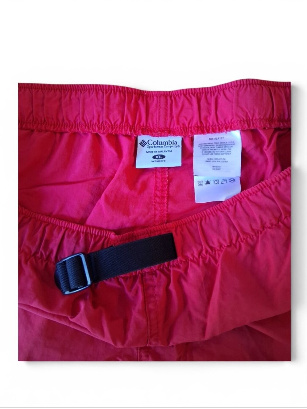 Columbia Shorts Womens XL Pink Nylon Elastic Adjustable Waistband - Picture 3 of 7